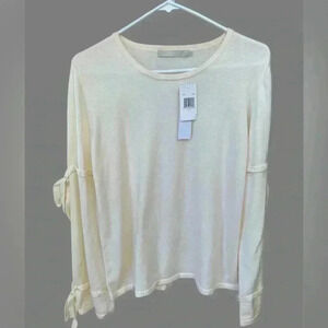 One Grey Day Sweater Womens Large Ivory Bloomingdales Exclusive